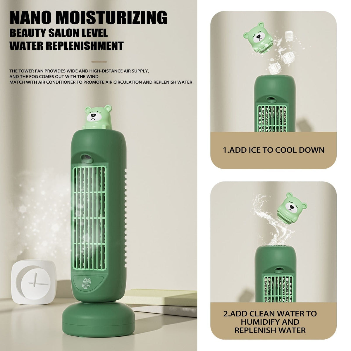 Avtoit | Mini Bear Air Cooler Humidifier Fan