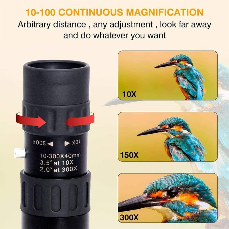 Avtoit | 10-300X Zoom Telescope for Mobile Phone