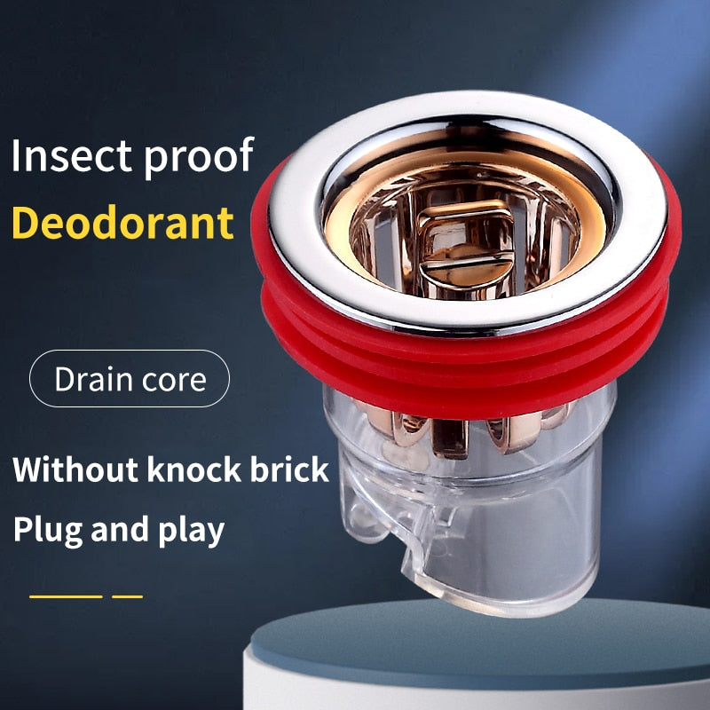 Avtoit | Safe Bathroom Universal Anti Odor Drain Filter Plug