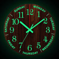Avtoit | Nordic Luminous Wood Silent Wall Clock