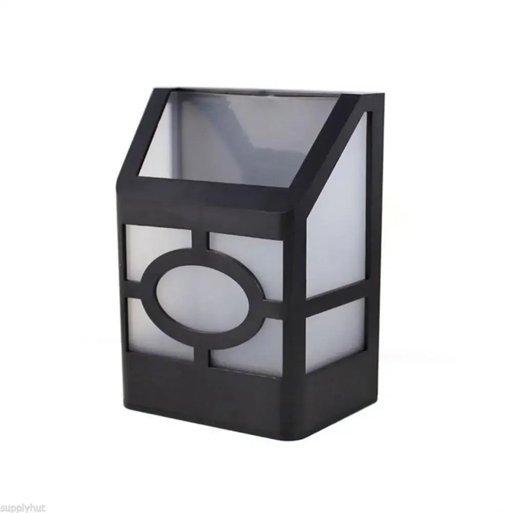 Solar LED Wall Light for Garden and Patio, Warm or White Light