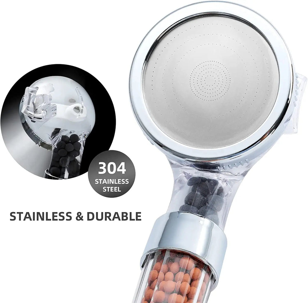 Avtoit | High Pressure Water-Saving Shower Head with Filter - AquaGlow
