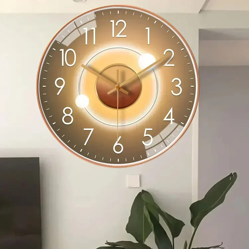 Avtoit | Timeless Whisper™ | Silent Classic Wall Clock | Non-Ticking Design for Bedroom & Office Decor