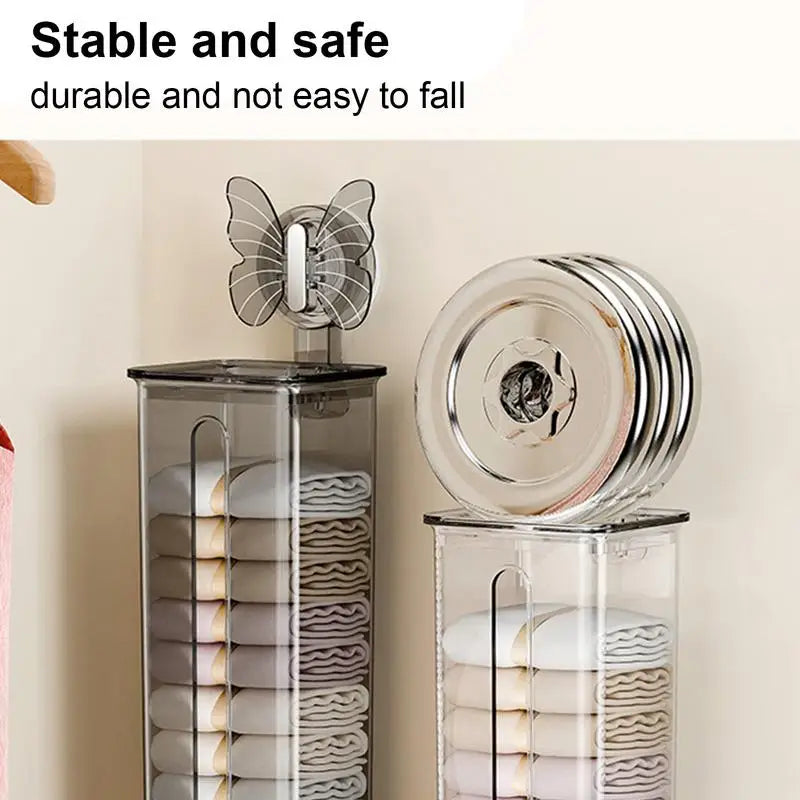 Avtoit | Transparent Multifunctional Wall-Mounted Sock Organizer