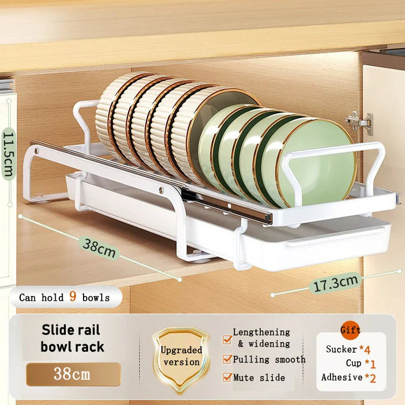 Avtoit | Kitchen Cabinet Sliding Storage Dish Rack