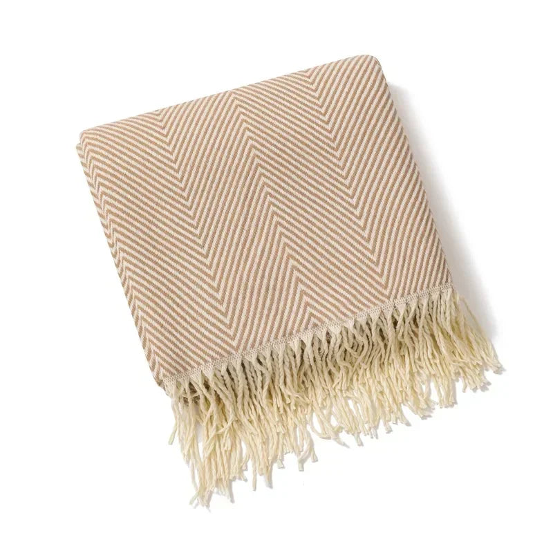 Avtoit | Nordic Stripe Throw Sofa Blanket