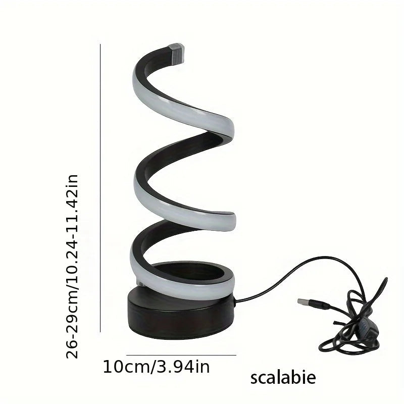 Avtoit | Modern Spiral LED Table Lamp