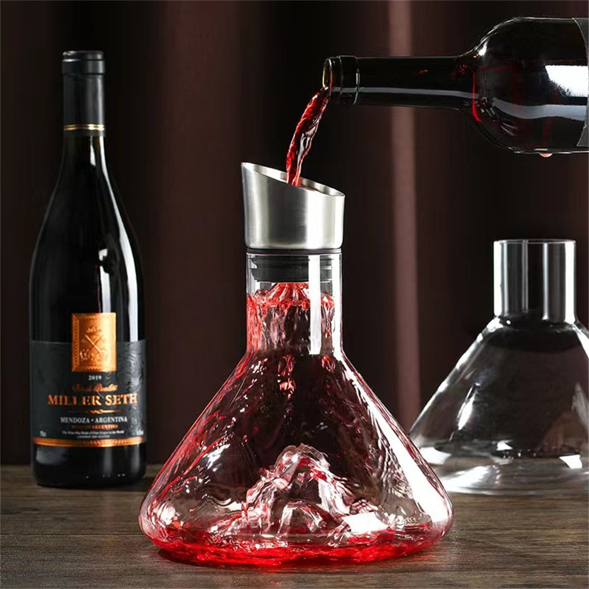 Avtoit | Dreamy Mountain Premium Crystal Wine Decanter