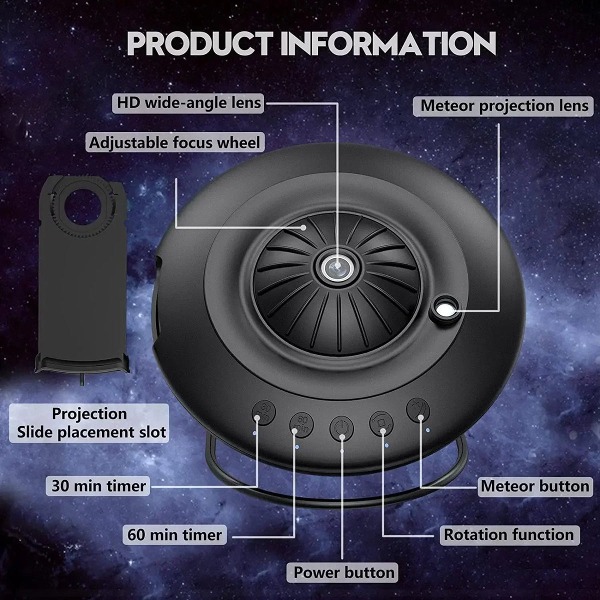 Avtoit | Star Explorer UFO LED Galaxy Projector