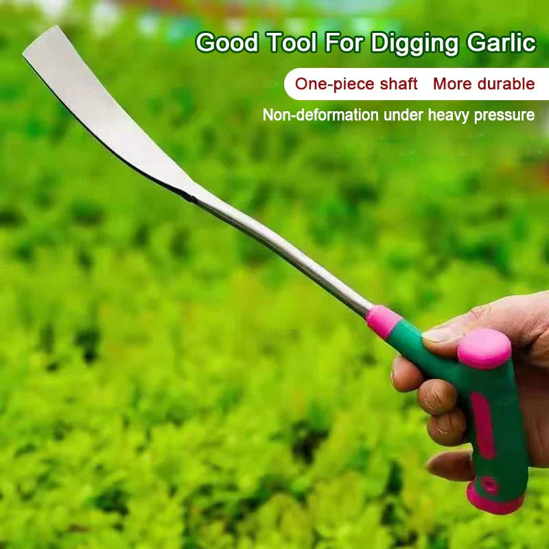 Avtoit | HerbMaster Garden Spade | 3-Tine Stainless Steel | For Weeding & Garlic Harvest