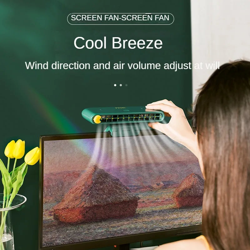 Avtoit | Turbo Strong Airflow Screen Hanging Cooling Fan