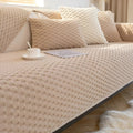 Avtoit | Luxurious velvet sofa cover with textured pattern