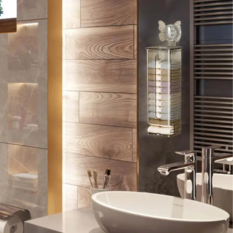 Avtoit | Transparent Multifunctional Wall-Mounted Sock Organizer