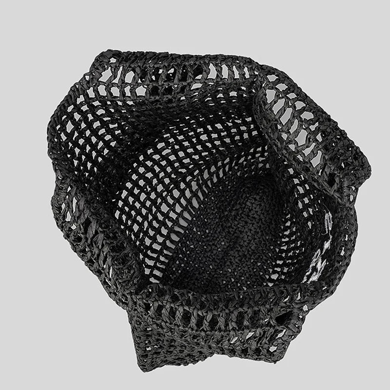Avtoit | Net straw crochet beach bag