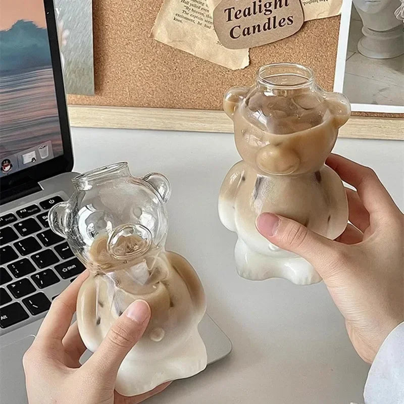 Avtoit | Happy Bear Glass Coffee Mug