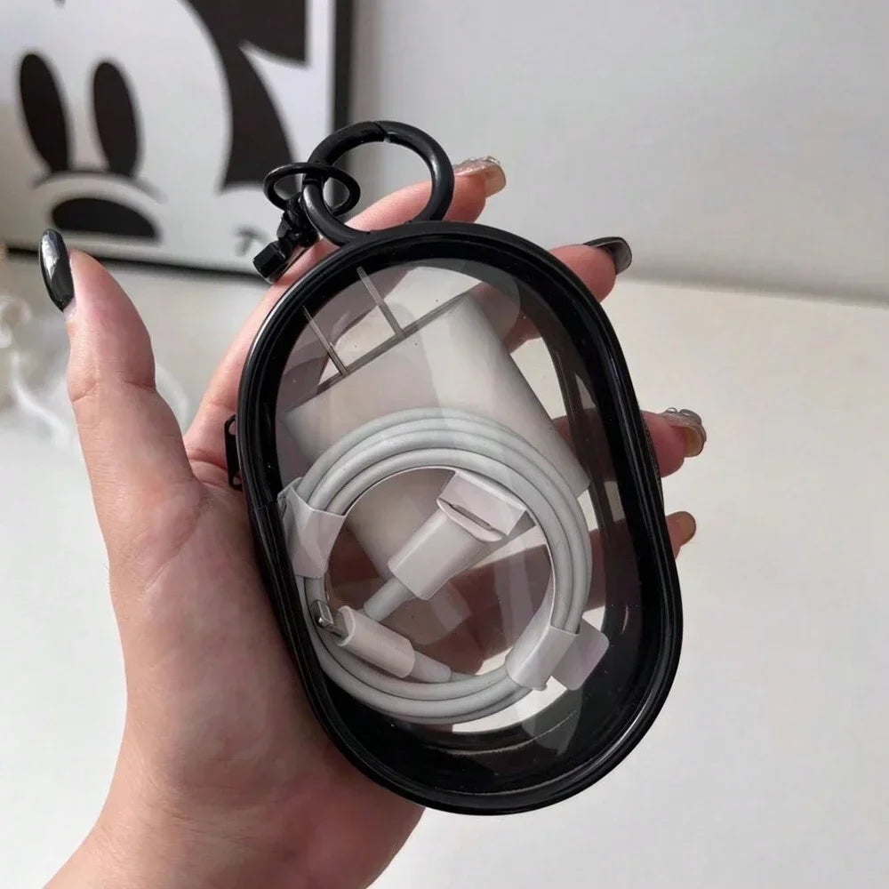 Avtoit | Podlette Mini Bag | Transparent & Waterproof | With Carabiner & Zipper