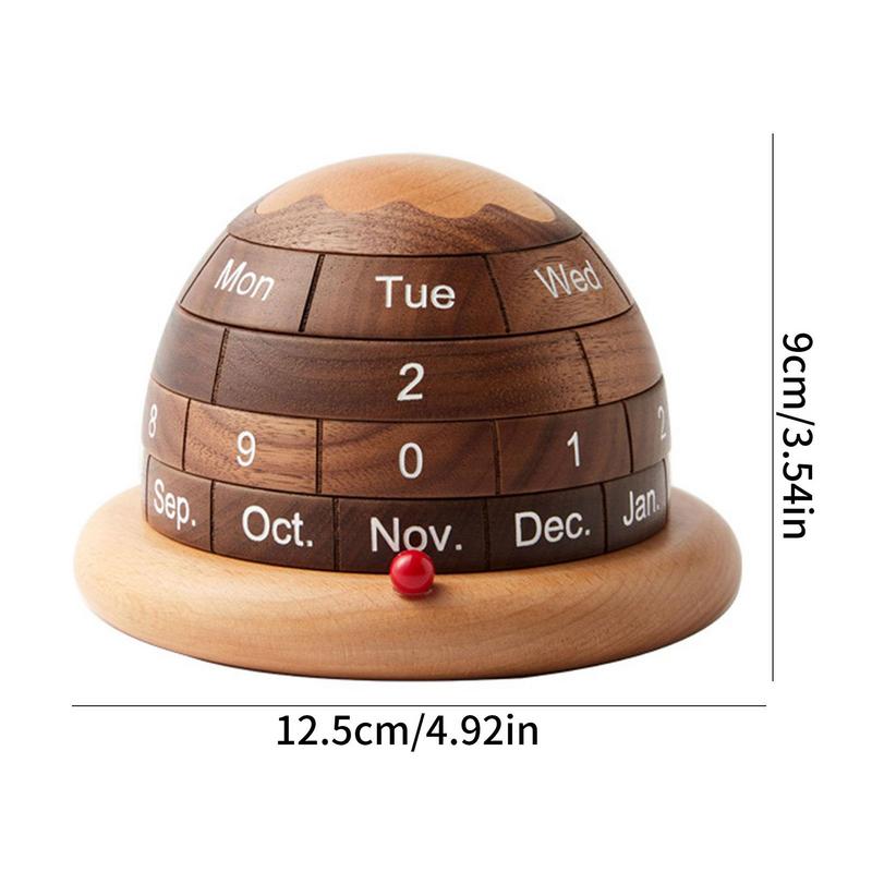 Avtoit | Unique Planet Wooden Table Calendar