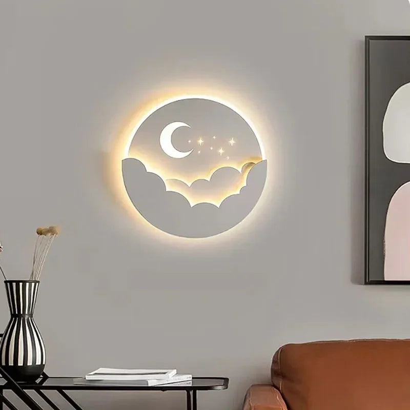 Avtoit | LED wall light with moon and stars