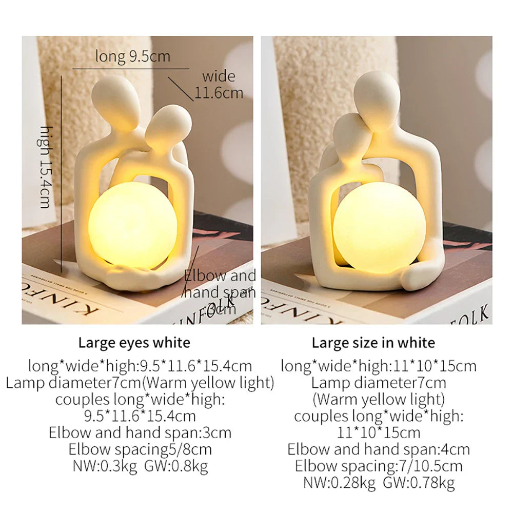 Avtoit | Eternal Bond Love Couple Night Decor Lamp