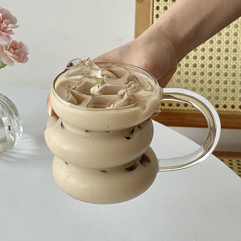 Avtoit | Sleek Glass Irregular Bubble Mug