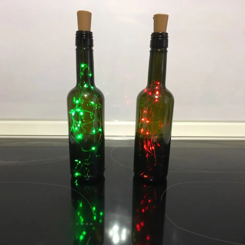 Avtoit | LED fairy lights for bottles – decorative lights with wire for creative lighting and DIY projects
