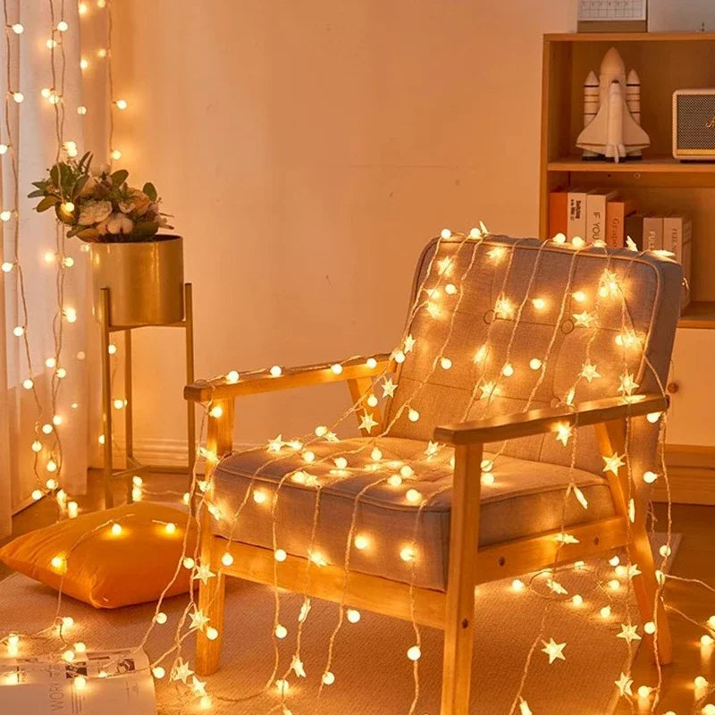 Avtoit | Starlight LED String Lights: Ideal for indoor decoration, outdoor camping and tent atmosphere