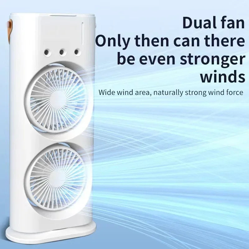 Avtoit | Portable Double Fan Cooling Spray Air Conditioning