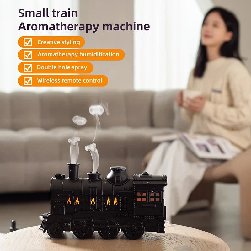Avtoit | Mini Train Aromatherapy Essential Oil Diffuser Lamp Decor