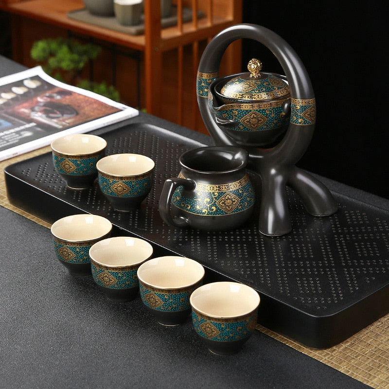 Avtoit | Ceramic Charm Far East Style Semi-Automatic Teapot