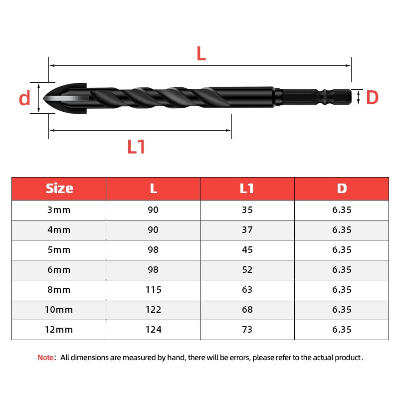 Avtoit | Heavy-Duty Mega Ultimate Cross Hex Drill Bit Set