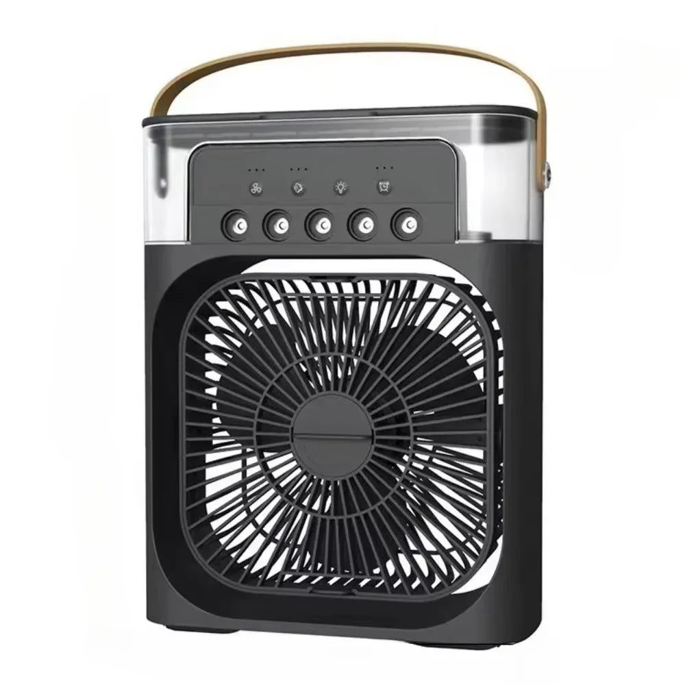 Avtoit | Auronix Mini Air Cooler | 3-in-1 Fan with LED & Humidifier | USB | 600ml Tank