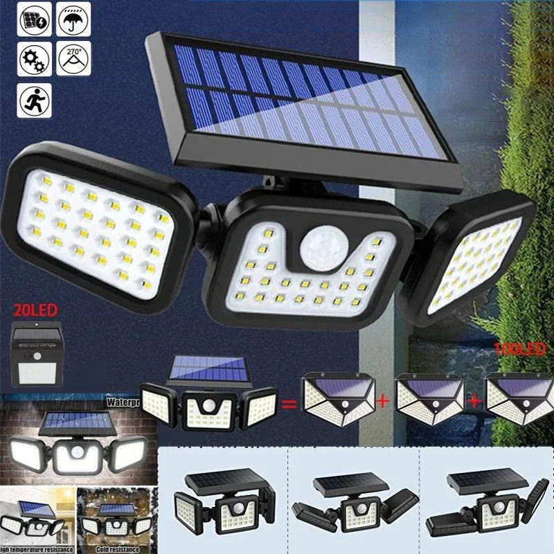 Avtoit | Power Save Motion Activated Outdoor Solar Lamp