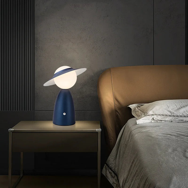 Avtoit | Battery Table Lamp Man with Hat