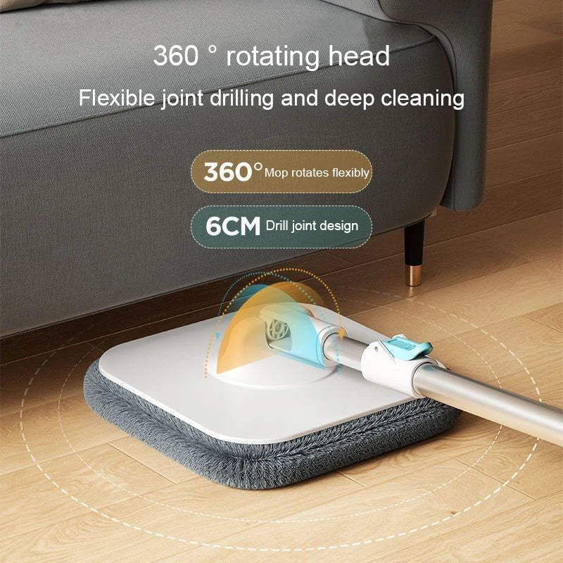 Avtoit | Cleanvora FlexSpin | Spinner Mop System | Hands-Free & Hygienic | 2.5L Bucket