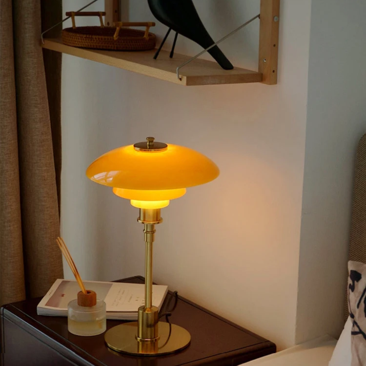 Avtoit | Scandinavian Dimmable Table Lamp – Modern Danish Designer Iron & Glass Lamp