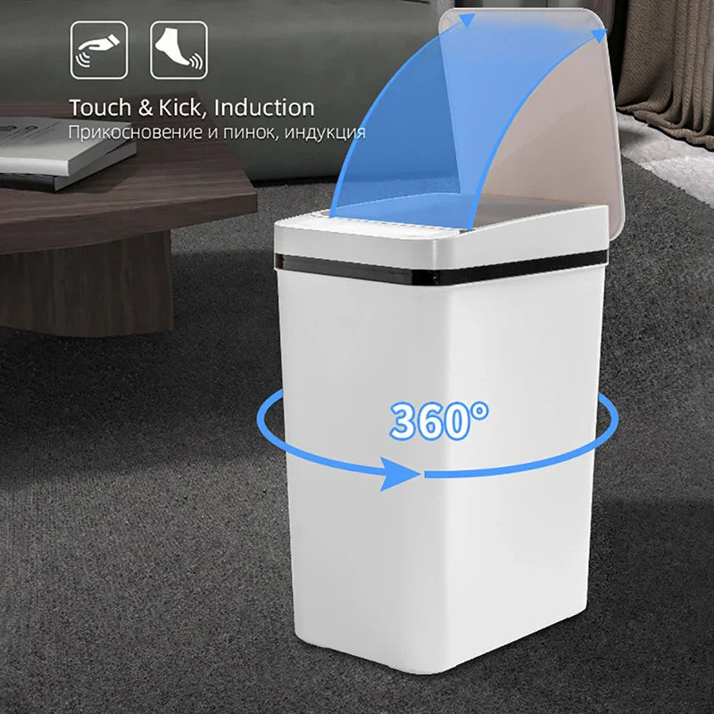 Avtoit | Waterproof Smart Wave Sensor Automatic Trash Can