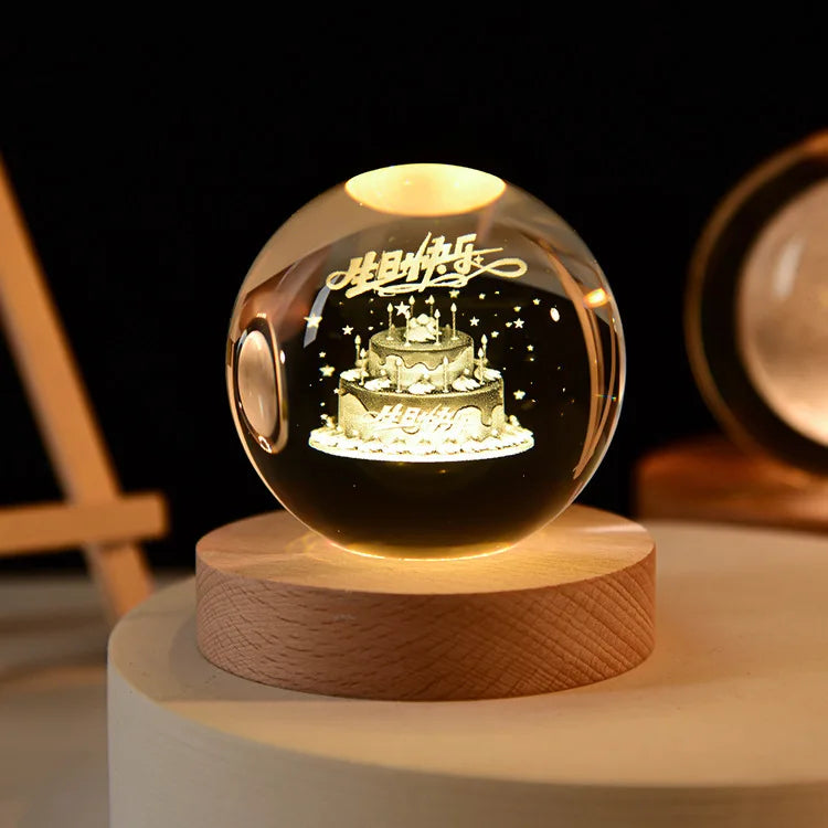 Avtoit | Glowing 3D Crystal Night Lights – Unique Gifts for All Occasions