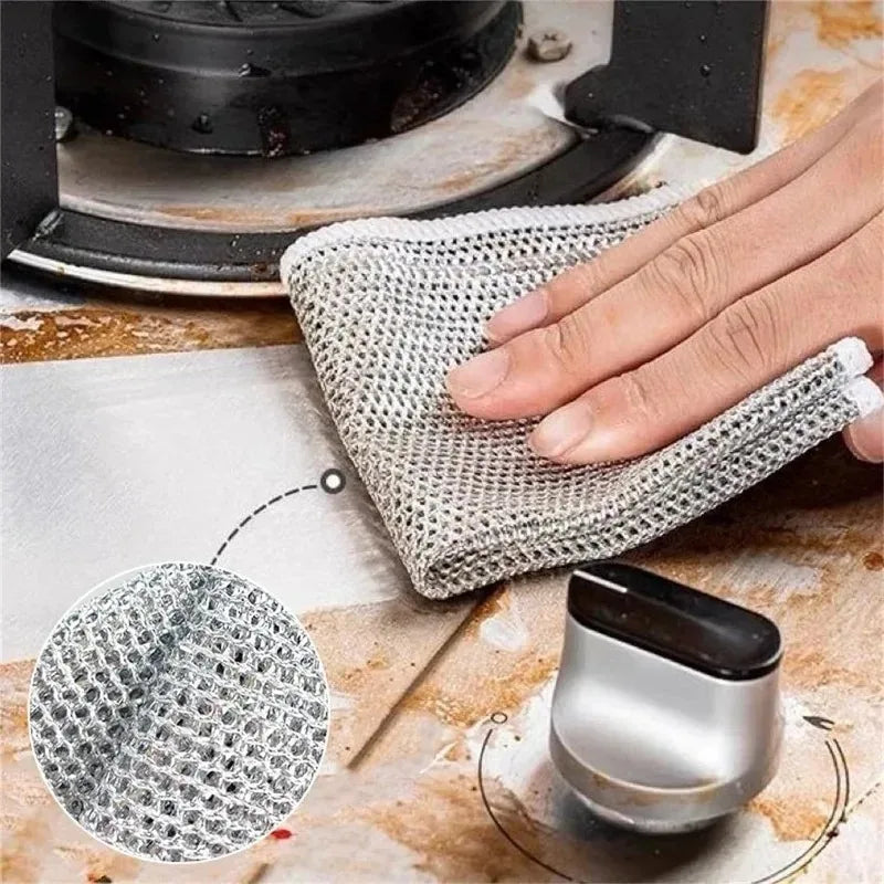 Avtoit | Silver Wire Double-Sided Ultra-Absorbent Design Cleaning Cloth