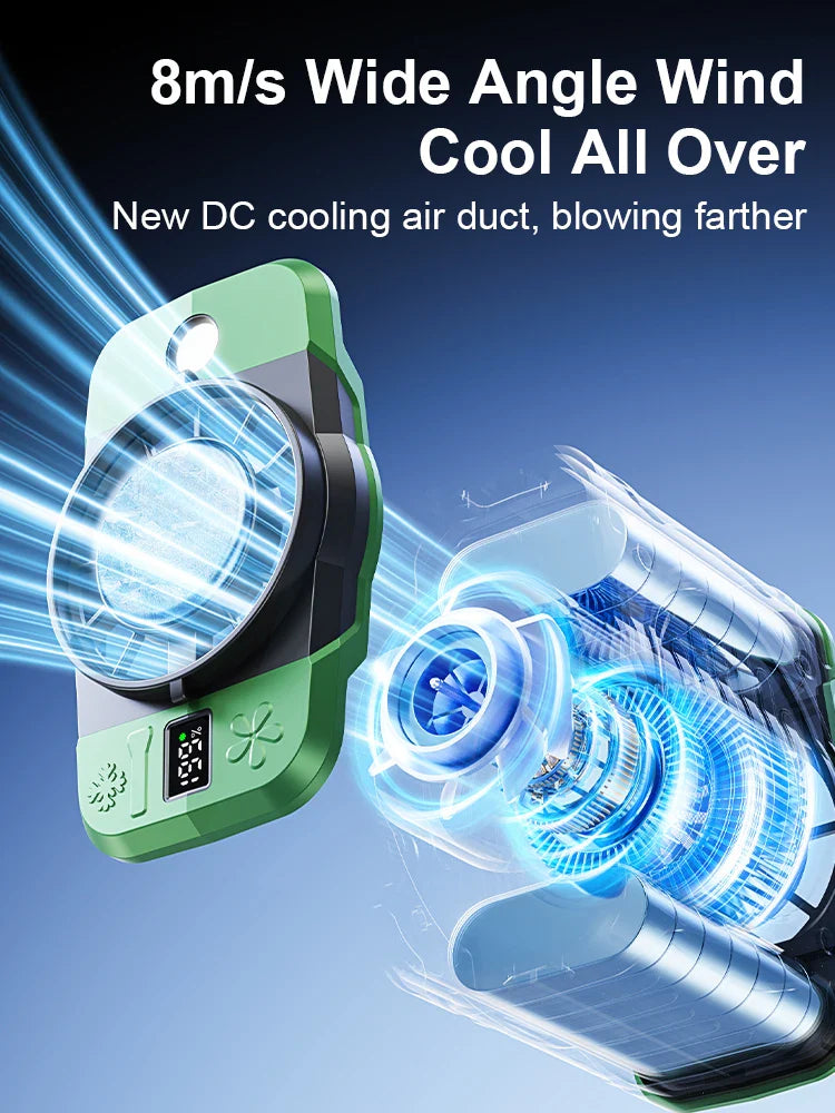 Avtoit | 8000mAh Waist Clip Fan with Refrigeration & 199 Speed Settings – ChillMate