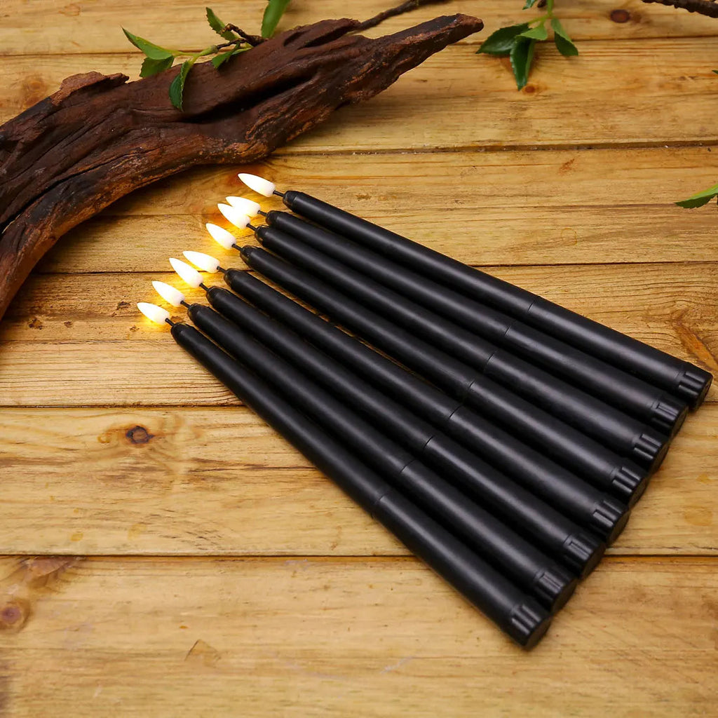Avtoit | Black LED tealights without flame with remote control for an unforgettable atmosphere