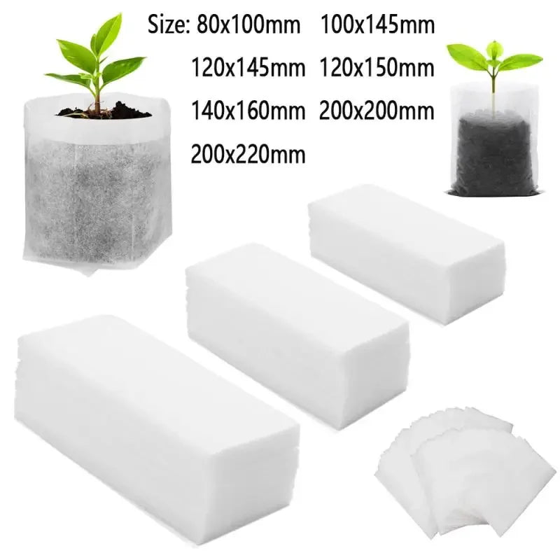 Avtoit | Rootiva Plant Bags | Breathable & Biodegradable | For Vegetables, Flowers & Seedlings