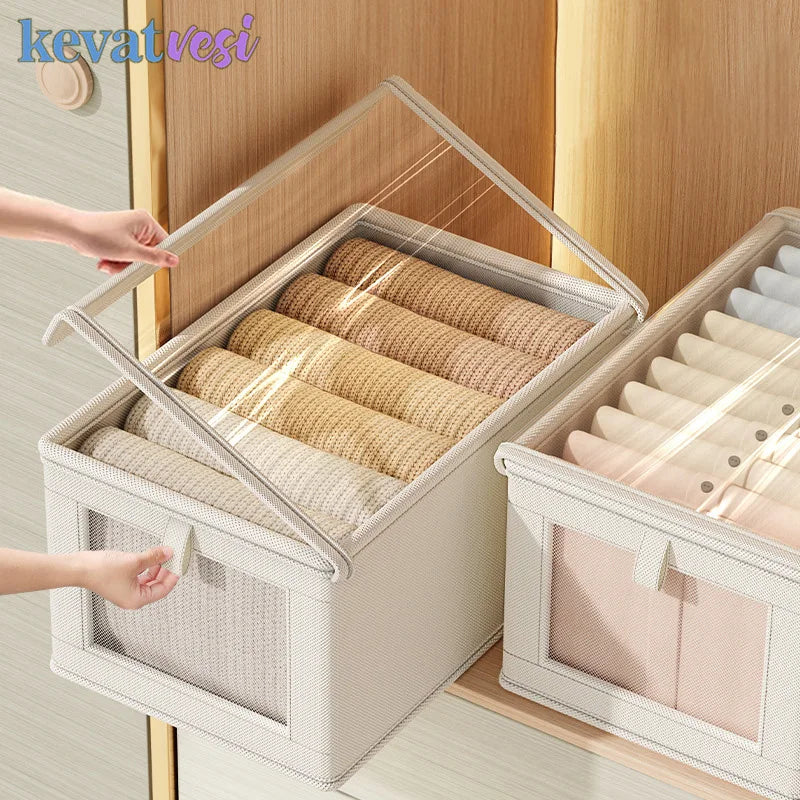 Avtoit | Neatvero Storage Box | Foldable & Washable | Breathable & Stable | For Socks & Underwear