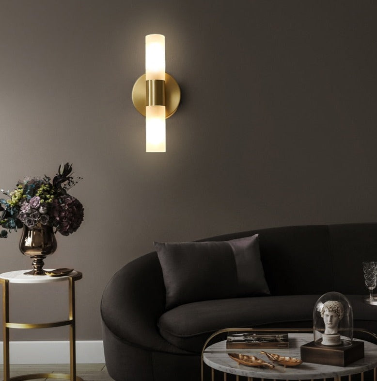 Avtoit | EliteLume – Minimalist Gold Wall Lamp with Energy-Efficient LED