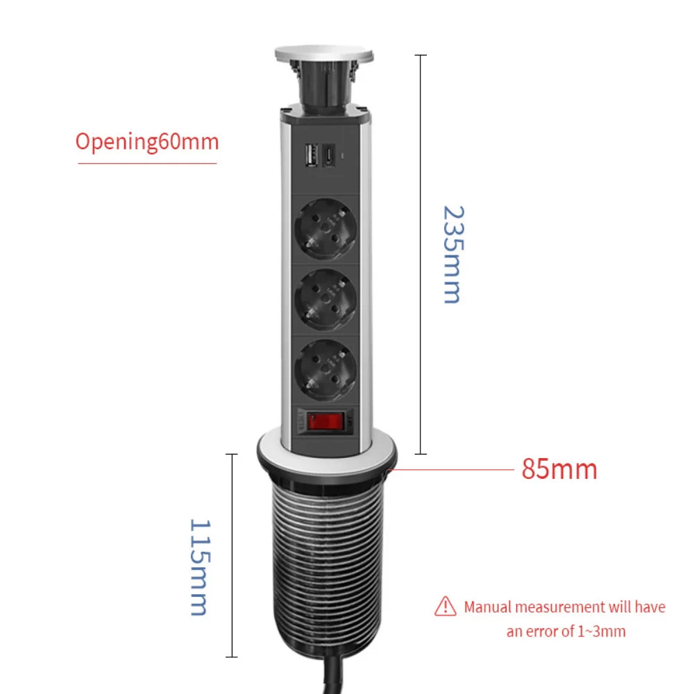 Avtoit | Cable Organizer Table Socket Pop-Up Power Strip