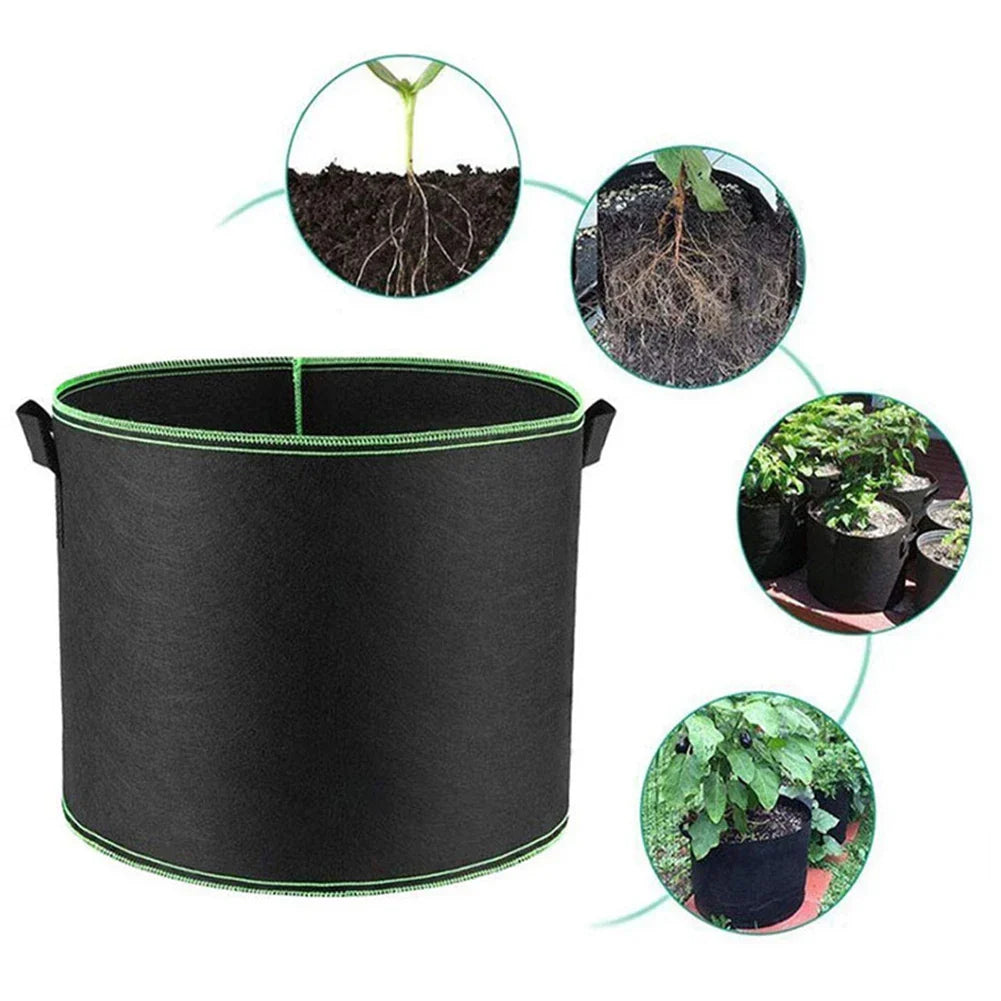 Avtoit | Planting bag made of nonwoven fabric – Robust garden container with handles for plants