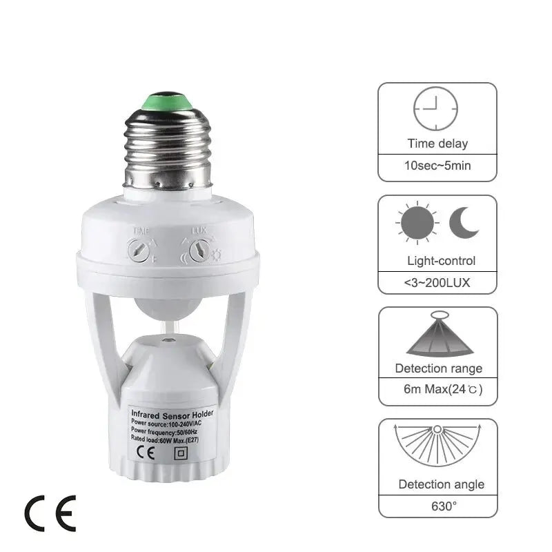 Avtoit | Motion-Activated Adjustable Smart Light Socket