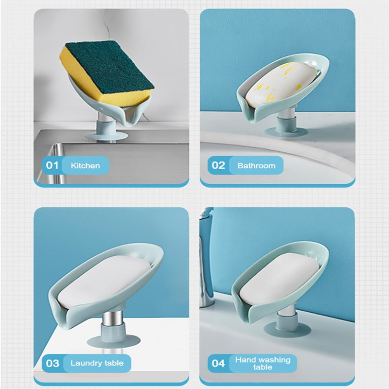 Avtoit | Self Adhesive Pastel Soap Holder Drainer