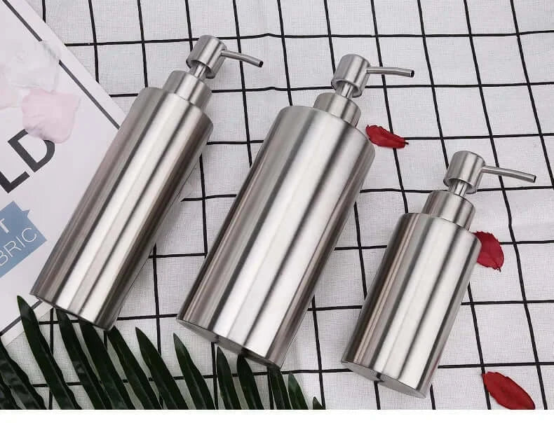 Avtoit | Elegant Stainless Steel Hand Pump Soap Dispenser 250ml/350ml/550ml