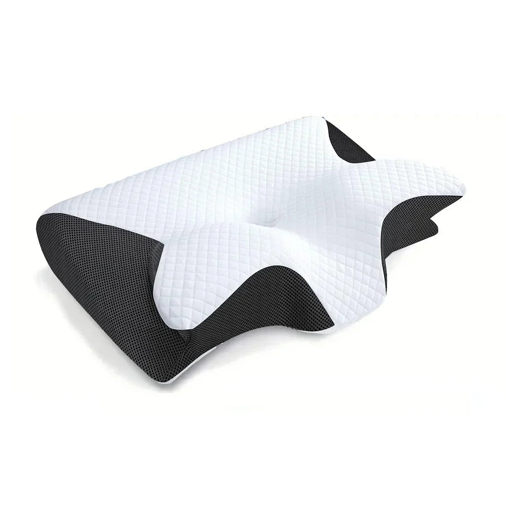 Avtoit | Memory Foam Cervical Pillow | Ergonomic 2-in-1 Design for Neck Pain Relief & Comfortable Sleep