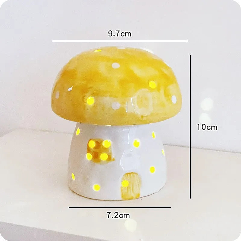 Avtoit | Dreamy Mushroom Shape Ceramic Bedside Lamp
